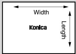 KONICA MINOLTA 7045 - Vertical/Horizontal Zoom Mode Specifications - 6