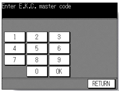 KONICA MINOLTA 7045 - ■ How to Access the EKC Setting Mode - 1