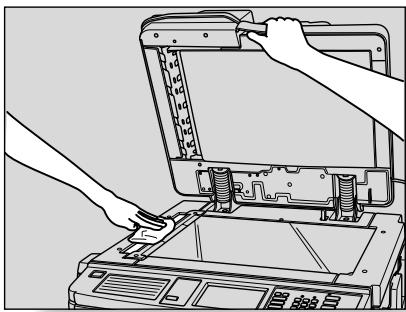 KONICA MINOLTA 7045 - Cleaning the Left Partition Glass - 1
