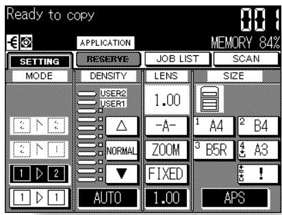 KONICA MINOLTA 7045 - Touch SCAN on the Basic Screen. - 1