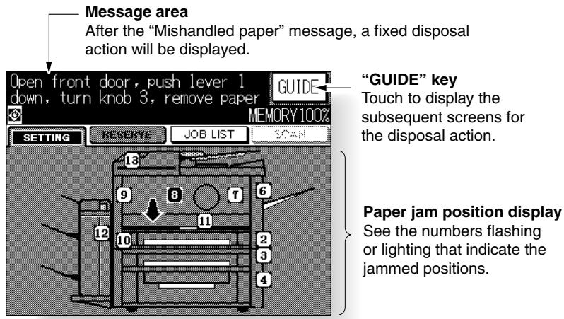 KONICA MINOLTA 7045 - Clearing Mishandled Paper - 1