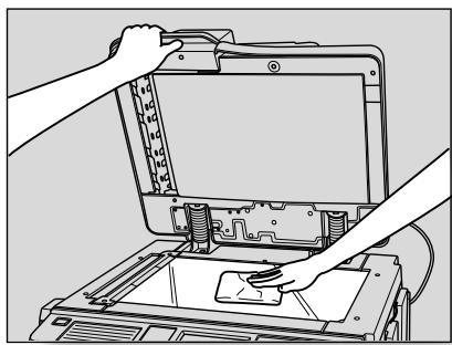 KONICA MINOLTA 7045 - Cleaning the Platen Glass - 1