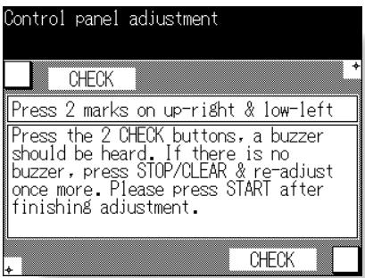 KONICA MINOLTA 7045 - [10] Touch Panel Adjustment - 1