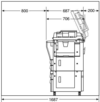 KONICA MINOLTA 7045 - CAUTION: INSTALLATION SPACE - 6