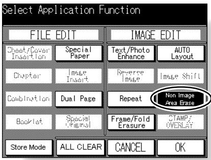 KONICA MINOLTA 7045 - Touch Non Image Area Erase on the Application Selection Screen. - 1