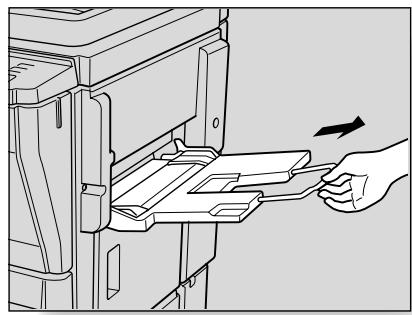 KONICA MINOLTA 7045 - Open the Multi-sheet bypass tray located on the right side of the copier. - 2