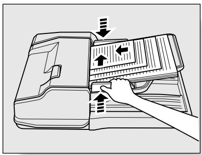 KONICA MINOLTA 7045 - Adjust paper guides. - 1