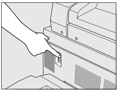 KONICA MINOLTA 7045 - Turn ON the main power switch. - 1