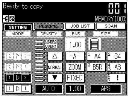 KONICA MINOLTA 7045 - Touch 1 2 on the Basic Screen to highlight it. - 1