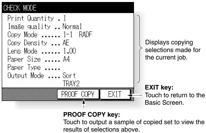 KONICA MINOLTA 7045 - ■ Checking Job Conditions (Check Screen) - 1