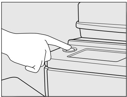 KONICA MINOLTA 7045 - Press the power switch. - 1