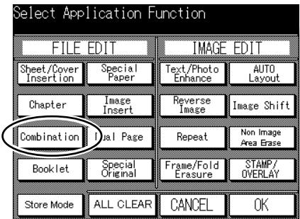 KONICA MINOLTA 7045 - Touch Combination on the Application Selection Screen. - 2