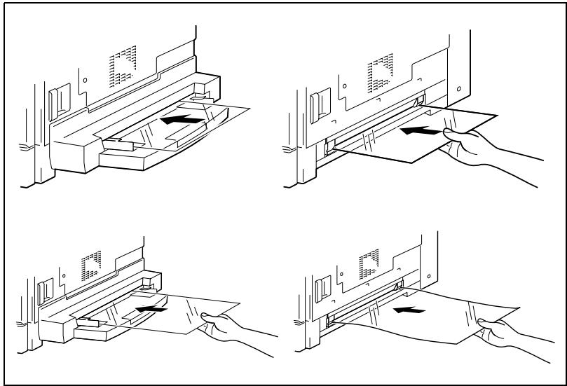 KONICA MINOLTA 7216 - Loading OHP Transparency into the Bypass Trays - 1