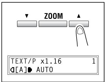 KONICA MINOLTA 7216 - To make copies using a specific zoom setting - 1