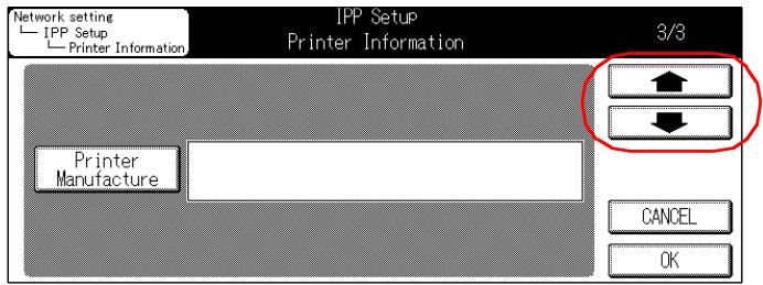 KONICA MINOLTA 7145 NETWORK SCANNER - Use [↑] or [↓] to access to [Printer Information] screen (3/3) from screen (2/3). - 1