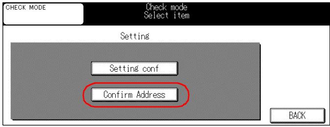 KONICA MINOLTA 7145 NETWORK SCANNER - Touch the [Confirm Address] key. - 1