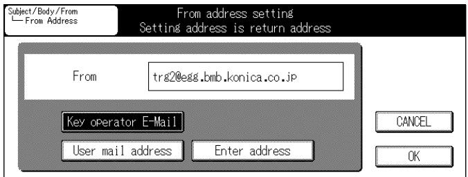 KONICA MINOLTA 7145 NETWORK SCANNER - Touch the [From] key. - 1