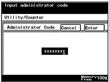 KONICA MINOLTA BIZHUB 250 PRINT - Administrator settings - 3