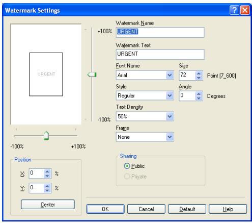 KONICA MINOLTA BIZHUB 250 PRINT - Editing a watermark - 1