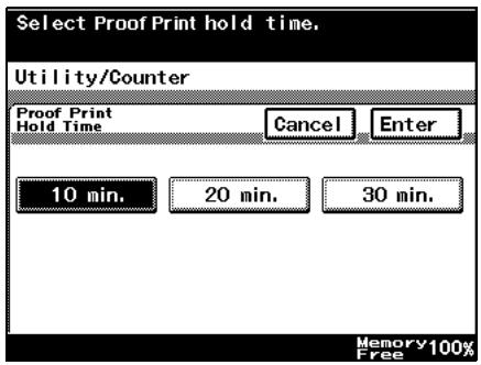 KONICA MINOLTA BIZHUB 250 PRINT - Proof-Print Hold Time - 1