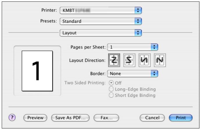 KONICA MINOLTA BIZHUB 250 PRINT - Layout (printing multiple pages on one page) - 1