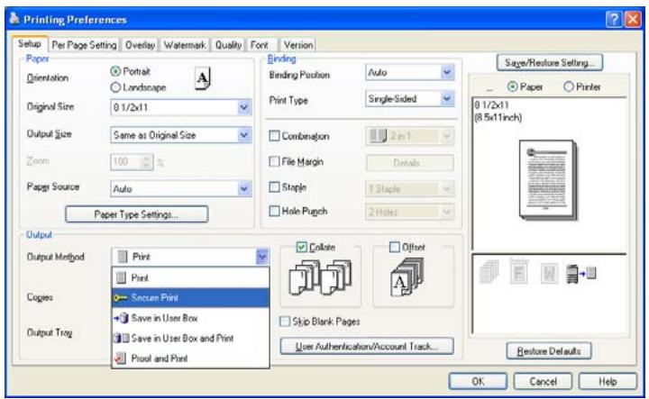 KONICA MINOLTA BIZHUB 250 PRINT - Note - 1