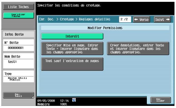 KONICA MINOLTA BIZHUB 361 - Si [Niveau faible] est sélectionné - 3
