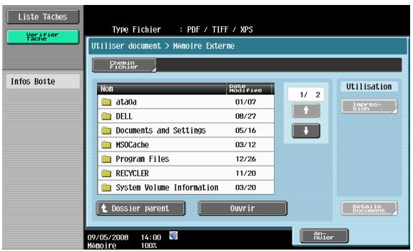 KONICA MINOLTA BIZHUB 361 - Écran Mémoire externe - 1