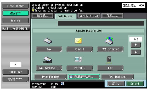 KONICA MINOLTA BIZHUB 361 - - Sélection par saisie directe - 1