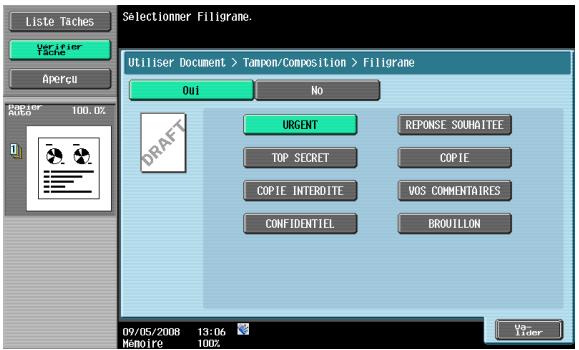 KONICA MINOLTA BIZHUB 361 - Tampon/Surimpression – N° Contrôle Distribution - 2