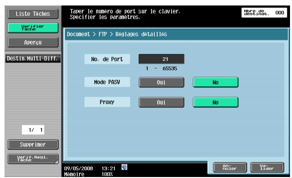 KONICA MINOLTA BIZHUB 361 - Réglages détaillés - 1