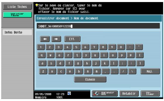 KONICA MINOLTA BIZHUB 361 - Enregistrer les documents dans la mémoire externe - 5