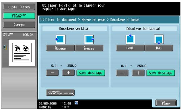 KONICA MINOLTA BIZHUB 361 - Décalage d'image - 1