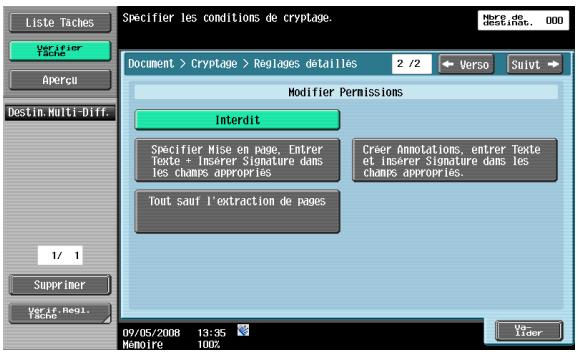 KONICA MINOLTA BIZHUB 361 - Si [Niveau faible] est sélectionné - 3