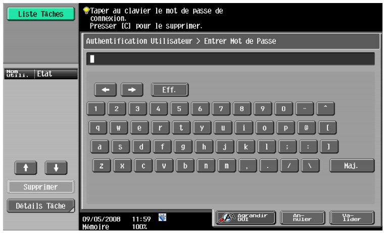 KONICA MINOLTA BIZHUB 361 - Saisir du texte - 1