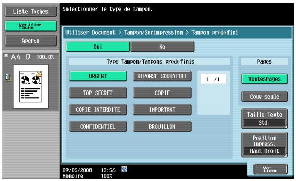 KONICA MINOLTA BIZHUB 361 - Tampon/Surimpression – Tampon - 1