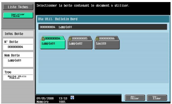 KONICA MINOLTA BIZHUB 361 - Écran Boîte Utilisateur Bulletin de bord - 1