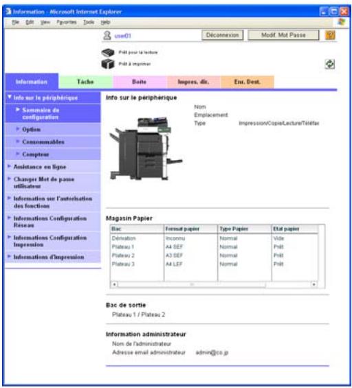 KONICA MINOLTA BIZHUB 361 - Opérations de connexion et de déconnexion - 1