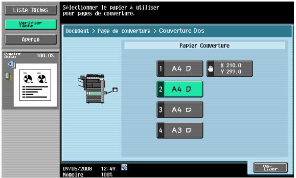KONICA MINOLTA BIZHUB 361 - Couverture Dos – Papier - 1