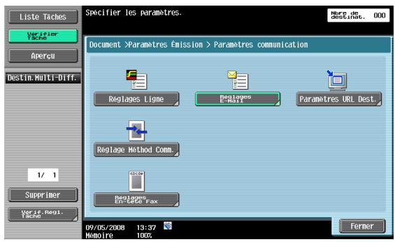 KONICA MINOLTA BIZHUB 361 - - Sélection par recherche d'adresses - 3