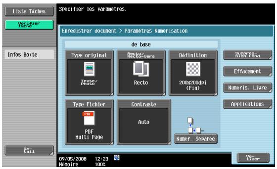 KONICA MINOLTA BIZHUB 361 - Enregistrer les documents dans la mémoire externe - 6