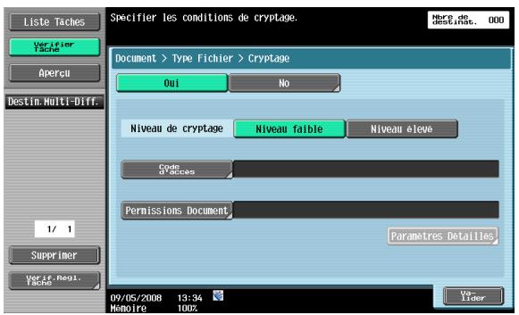 KONICA MINOLTA BIZHUB 361 - Cryptage - 1
