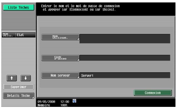 KONICA MINOLTA BIZHUB 361 - Authentication par un serveur externe - 1