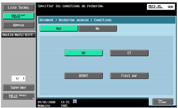 KONICA MINOLTA BIZHUB 361 - OU/ET/DÉBUT/FINIT PAR - 1