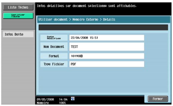 KONICA MINOLTA BIZHUB 361 - Détails document - 1