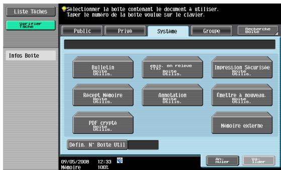 KONICA MINOLTA BIZHUB 361 - Imprimer les documents dans la mémoire externe - 3