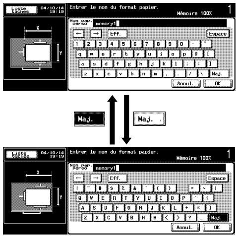 KONICA MINOLTA BIZHUB 500 - Saisie de texte - 5