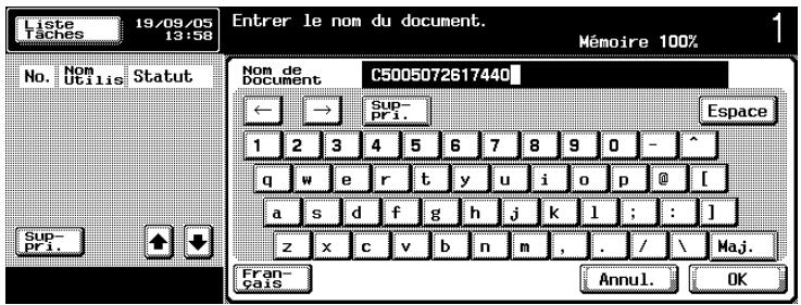 KONICA MINOLTA BIZHUB 500 - Pour enregistrer des données dans la boîte spécifiée - 5