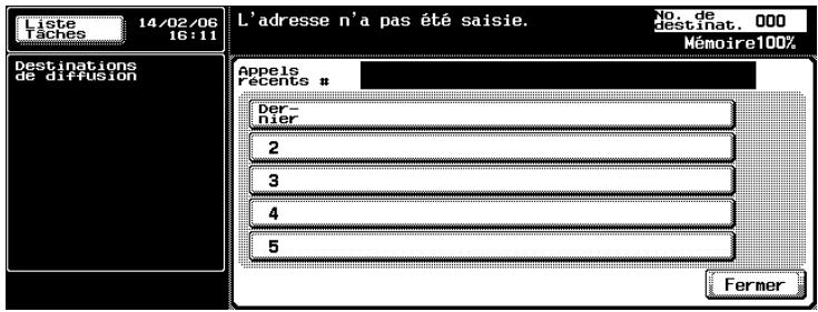 KONICA MINOLTA BIZHUB 500 - Sur le clavier, tapez le numéro de fax. - 2