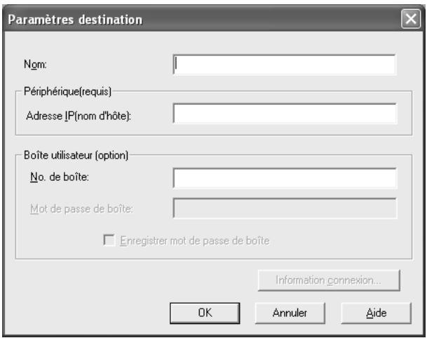 KONICA MINOLTA BIZHUB 500 - Tapez les informations de périphérique. - 1